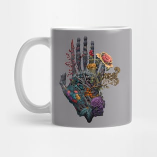 blooming hand Mug